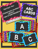 ABC Cards -Classroom Library & Word Wall Labels