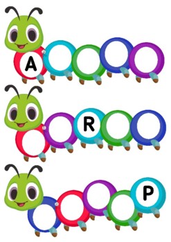 ABC Caterpillar by Funny English Lady Giga | TPT