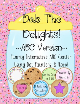 Preview of ABC Center ~Dab the Delights!~ Interactive ABC Center Using Dot Painters & More!