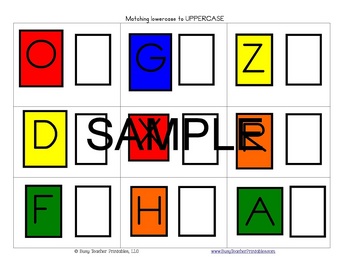 Preview of ABC Centers Set 1 - Printable, Ready to Use! PreK-1 Literacy Centers