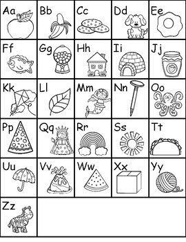 ABC Chart by Mallory Durden | TPT
