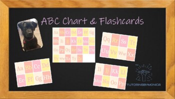 Preview of ABC Chart with Flashcards