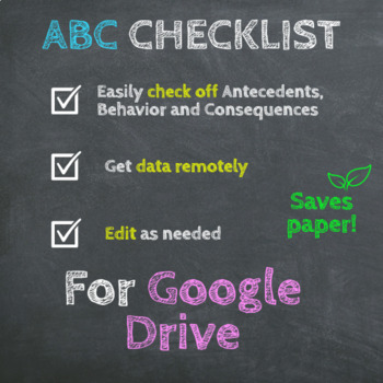 Preview of ABC Checklist for Google Drive