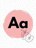 ABC Classroom Posters - Circle ABC with pictures