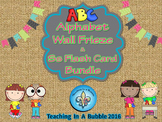Alphabet Poster  Bundle with Student Flash cards