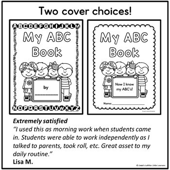 ABC Coloring Book Printables by Linda's Loft for Little Learners