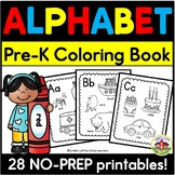ABC Coloring Book Printables | Worksheets for Preschool