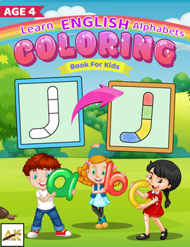 Preview of ABC Coloring Book for Kids: Interactive Learning and Fun
