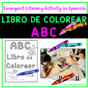 Preview of ABC Coloring Book in Spanish for Back to School