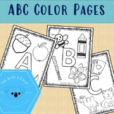 ABC Coloring Pages - Learn your Alphabet with Pictures - C