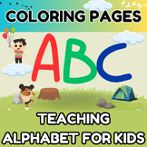ABC Coloring Pages - Teaching alphabet for kids