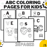 ABC Coloring Pages for Kids