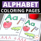 Alphabet Activities Worksheets - ABC Coloring Pages - Lett