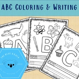 ABC Coloring and Writing Page - Coloring -Worksheets - Han