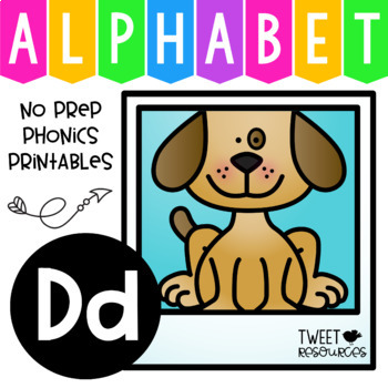 Preview of Alphabet Letter of the Week Package on Letter D now with Google ™ & Seesaw ™