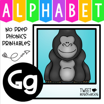 Preview of The Letter G! Alphabet Letter of the Week Package now with Google ™ & Seesaw ™