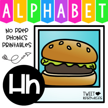 Preview of The Letter H! Alphabet Letter of the Week Package now with Google ™ & Seesaw ™