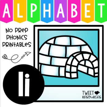 Preview of The Letter I! Alphabet Letter of the Week Package now with Google ™ & SeeSaw ™