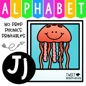 Preview of The Letter J! Alphabet Letter of the Week Package now with Google ™ & Seesaw ™