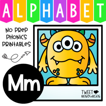 Preview of The Letter M! Alphabet Letter of the Week Package now with Google ™ & Seesaw ™