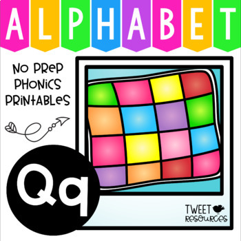 Preview of The Letter Q! Alphabet Letter of the Week Package now with Google ™ & Seesaw ™