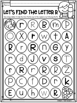 alphabet letter of the week program alphabet letter r package tpt