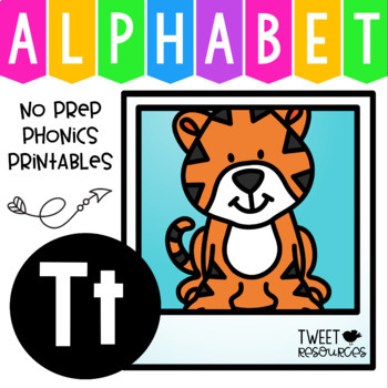 Preview of The Letter T! Alphabet Letter of the Week Package now with Google ™ & Seesaw ™