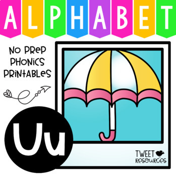 Preview of The Letter U! Alphabet Letter of the Week Package now with Google ™ & Seesaw ™