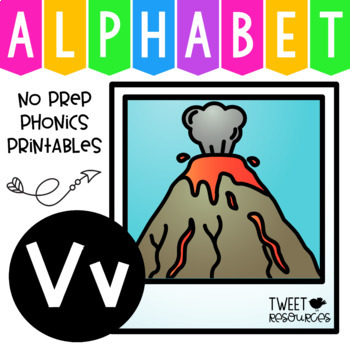 Preview of The Letter V! Alphabet Letter of the Week Package now with Google ™ & Seesaw ™