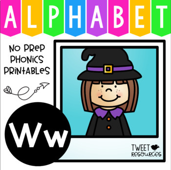 Preview of The Letter W! Alphabet Letter of the Week Package now with Google ™ & Seesaw ™