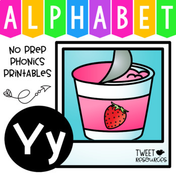 Preview of The Letter Y! Alphabet Letter of the Week Package now with Google ™ & SeeSaw ™