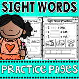 FREEBIE Sight Words Fluency and Word Work Practice Pages