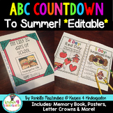 ABC Countdown - Memory Book, Posters, Crowns & More {EDITABLE}