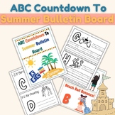 ABC Countdown To Summer Bulletin Board and summer activities