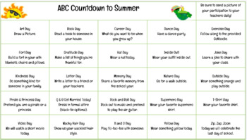 Preview of ABC Countdown to Summer