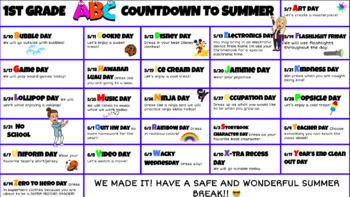 Preview of ABC Countdown to Summer