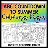 ABC Countdown to Summer Coloring Pages