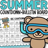 ABC Countdown to Summer EDITABLE Summer Bulletin Board Sum