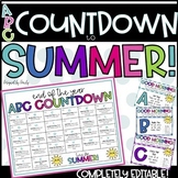 ABC Countdown to Summer | End of the Year Activities | Edi