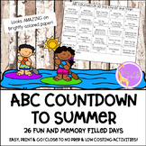 ABC Countdown to Summer FREEBIE