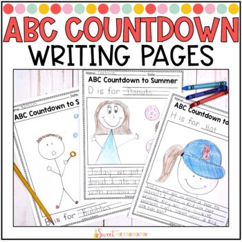 Preview of ABC Countdown to Summer Writing Pages