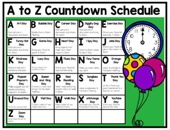 ABC Countdown to Summer: End of the Year Activities: Digital Editable