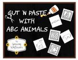 ABC Cut N Paste with Animals Through the Alphabet Phonics