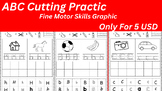 ABC Cutting Practice | Fine Motor Skills