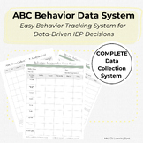 Behavior Data Collection System | ABC Data Sheets & Tracking Tools