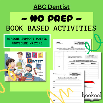 Preview of ABC Dentist: Healthy Teeth from A to Z Activities | Procedure Writing | SEL