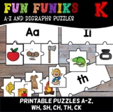 ABC & Digraphs Printable Puzzle Level K