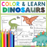 ABC Dinosaur Worksheets