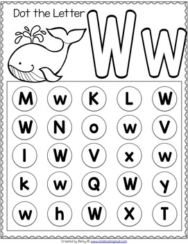 alphabet dot the letter by the notebooking nook tpt