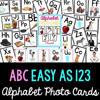Preview of Alphabet Photo Cards {Black}